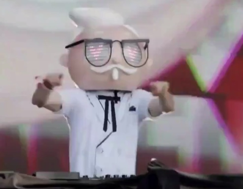 Colonel Sanders Played Ultra Music Festival